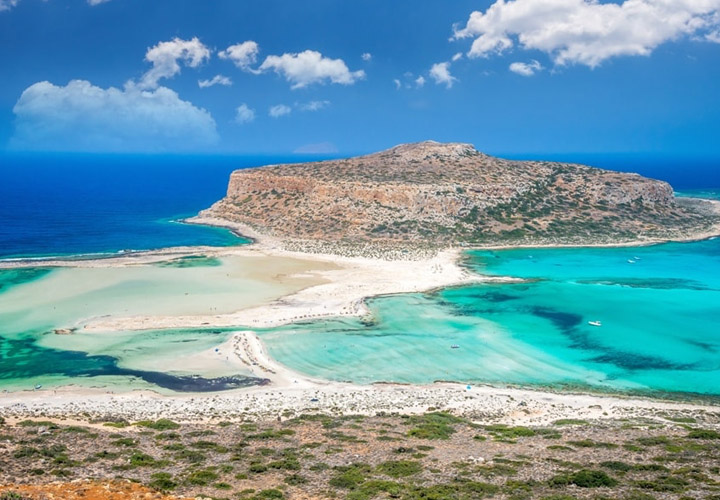 Boat trip to Gramvousa island and Balos lagoon with scenic views